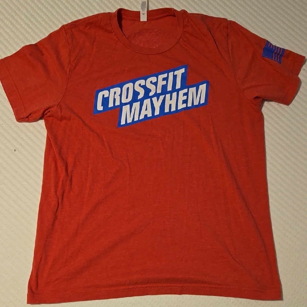 Crossfit Mayhem Men's Red T-Shirt